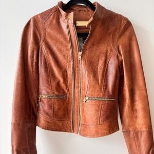 Danier Leather Jacket, Cognac/Tan